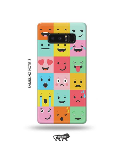 tweakymod designer printed hard case | emojies back cover compatible with samsung note 8 - 19016594 - Very Small Image - 1