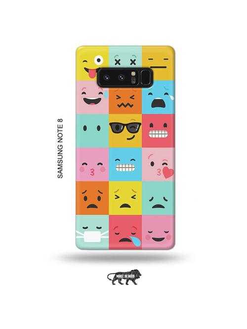 tweakymod designer printed hard case | emojies back cover compatible with samsung note 8 - 19016595 - Very Small Image - 1