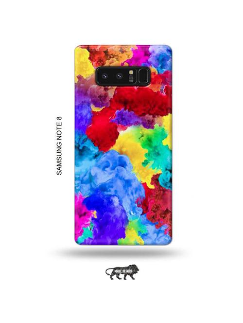 tweakymod designer printed hard case | colour holi back cover compatible with samsung note 8 - 19016628 - Very Small Image - 1