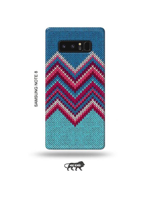 tweakymod designer printed hard case | woolen strips back cover compatible with samsung note 8 - 19016653 - Very Small Image - 1