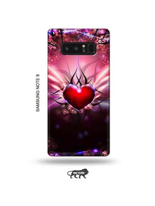 tweakymod designer printed hard case | heart back cover compatible with samsung note 8 - 19016658 - Very Small Image - 1