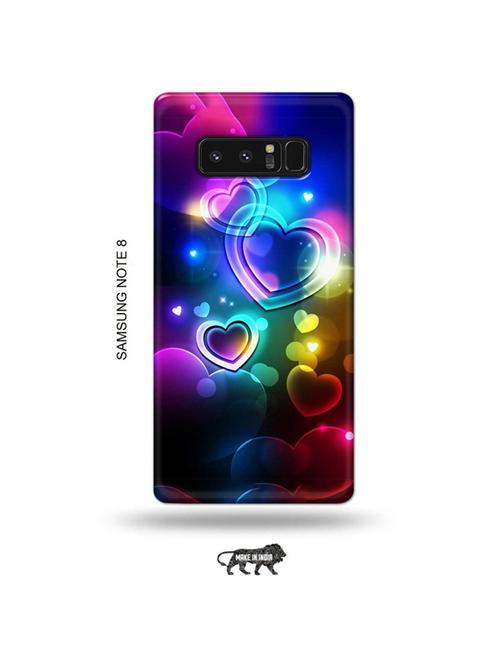 tweakymod designer printed hard case | love design back cover compatible with samsung note 8 - 19016663 - Very Small Image - 1