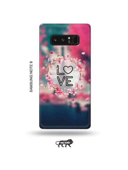 tweakymod designer printed hard case | love design back cover compatible with samsung note 8 - 19016664 - Very Small Image - 1