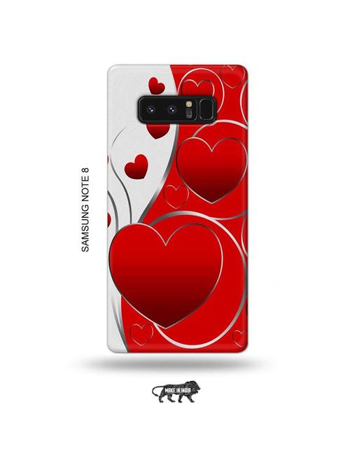 tweakymod designer printed hard case | love design back cover compatible with samsung note 8 - 19016667 - Very Small Image - 1