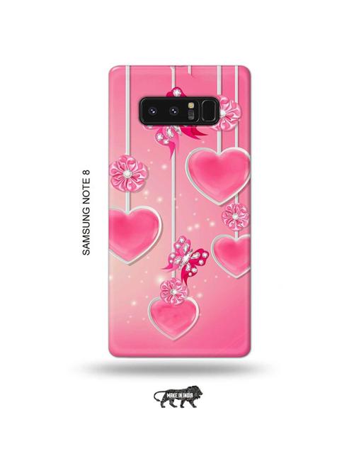 hearts back cover compatible with samsung note 8 - 19016680 - Very Small Image - 1