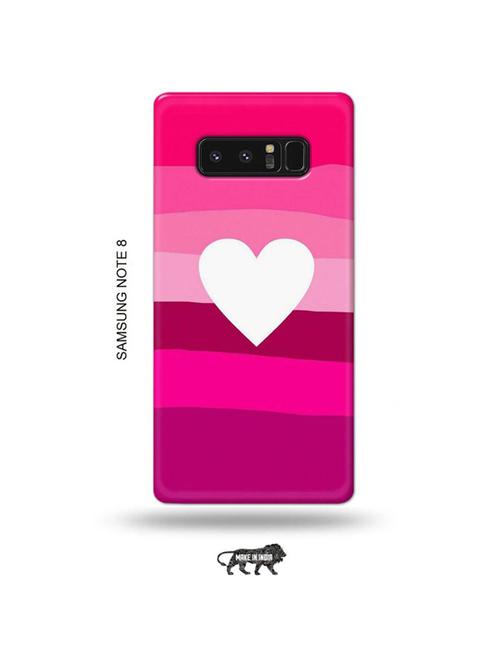 tweakymod designer printed hard case | heart back cover compatible with samsung note 8 - 19016684 - Very Small Image - 1