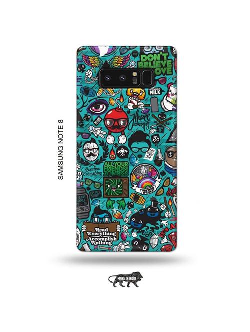 tweakymod designer printed hard case | zombies dope back cover compatible with samsung note 8 - 19016730 - Very Small Image - 1