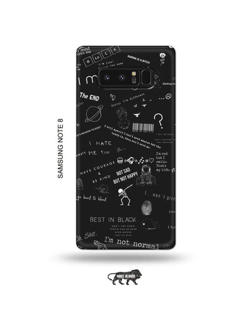 tweakymod designer printed hard case | nerdy sorry back cover compatible with samsung note 8 - 19016740 - Very Small Image - 1