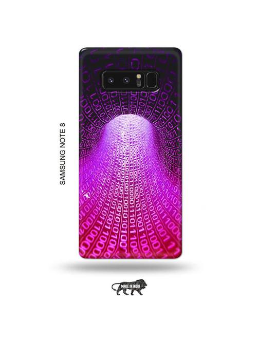 tweakymod designer printed hard case | data flow back cover compatible with samsung note 8 - 19016744 - Very Small Image - 1