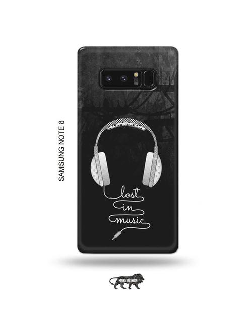 tweakymod designer printed hard case | lost in music back cover compatible with samsung note 8 - 19016747 - Very Small Image - 1
