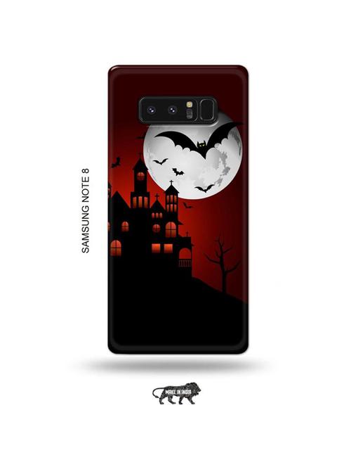 tweakymod designer printed hard case | night castle back cover compatible with samsung note 8 - 19016761 - Very Small Image - 1