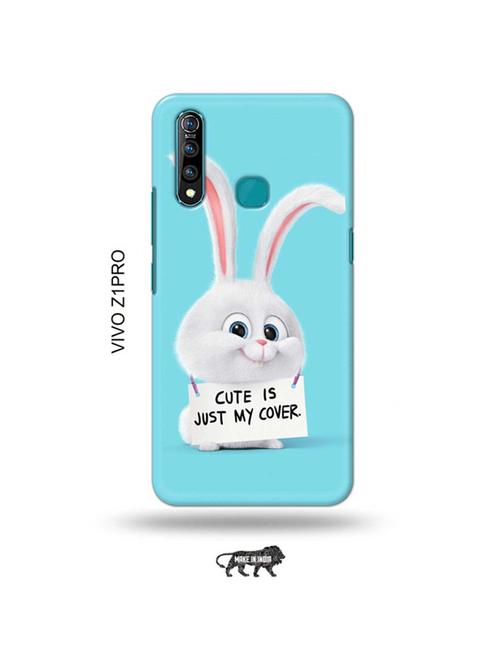 tweakymod designer printed hard case | cute is my cover back cover compatible with vivo z1 pro - 19016865 - Very Small Image - 1