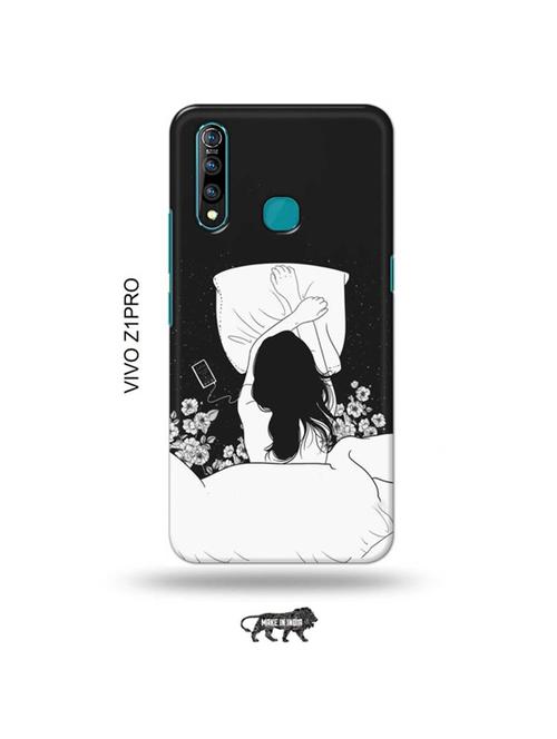 tweakymod designer printed hard case | sleepy girl back cover compatible with vivo z1 pro - 19016891 - Very Small Image - 1