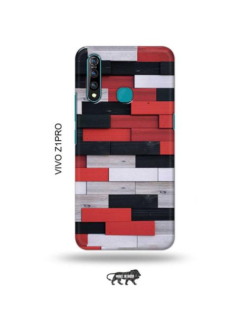 tweakymod designer printed hard case | colour wooden bricks back cover compatible with vivo z1 pro - 19016922 - Very Small Image - 1