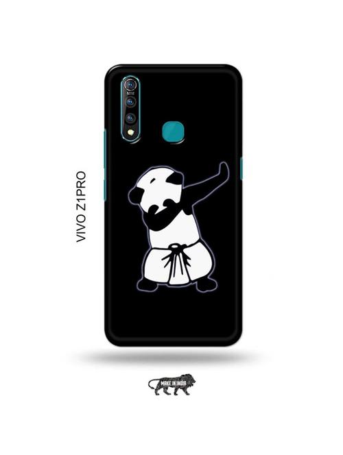 tweakymod designer printed hard case | panda dab back cover compatible with vivo z1 pro - 19016961 - Very Small Image - 1