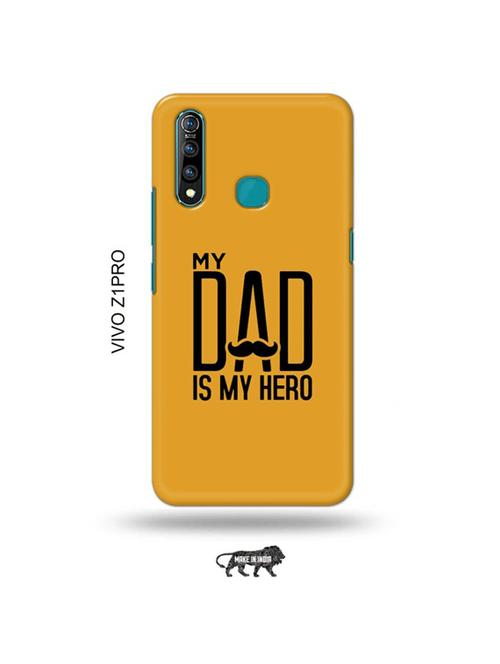tweakymod designer printed hard case | my dad is my hero back cover compatible with vivo z1 pro - 19016973 - Very Small Image - 1