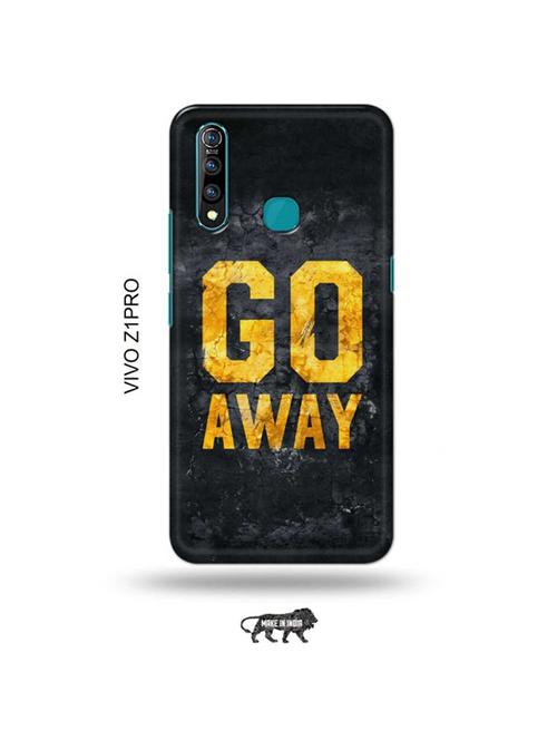 tweakymod designer printed hard case | go away back cover compatible with vivo z1 pro - 19016998 - Very Small Image - 1