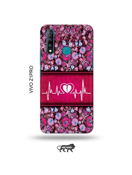 heart ecg back cover compatible with vivo z1 pro - 19017016 - Very Small Image - 1