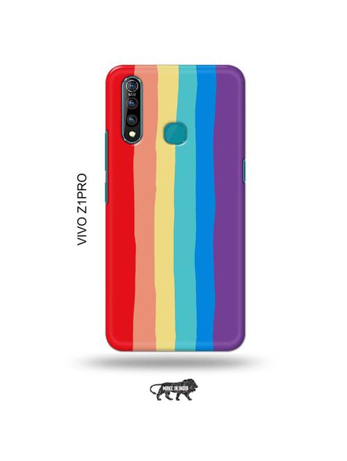 rainbow colour back cover compatible with vivo z1 pro - 19017093 - Very Small Image - 1