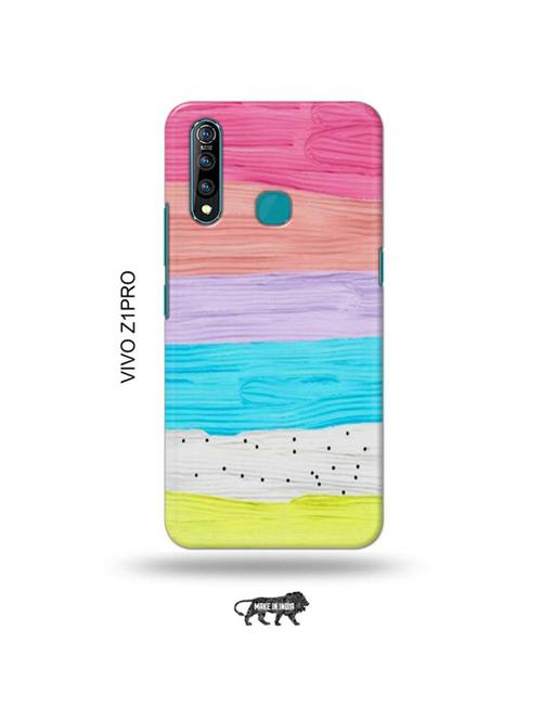 colour wood back cover compatible with vivo z1 pro - 19017106 - Very Small Image - 1