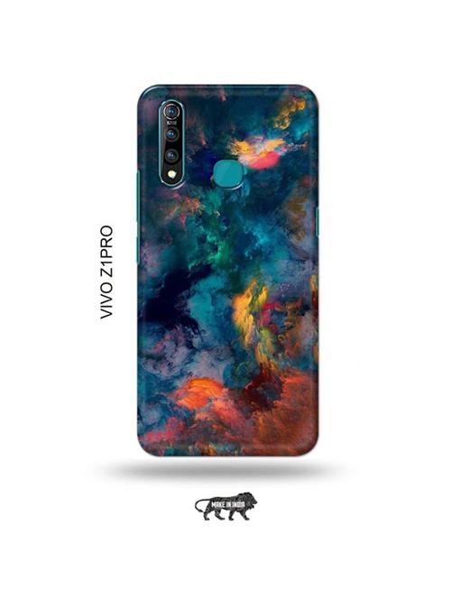 abstract colours back cover compatible with vivo z1 pro - 19017150 - Very Small Image - 1