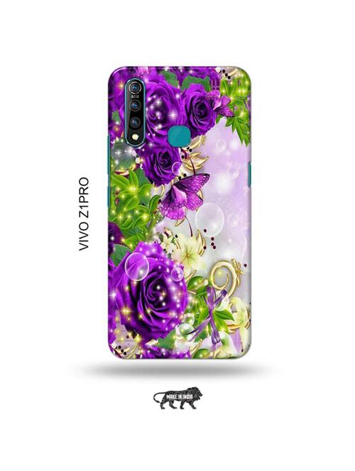 flowers back cover compatible with vivo z1 pro - 19017212 - Very Small Image - 1