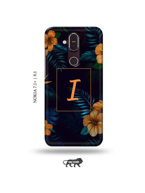 floral i back cover compatible with nokia 7.1 plus, nokia 8.1 - 19017879 - Very Small Image - 1