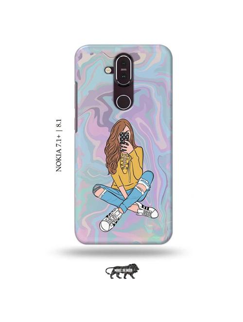 eiffel tower back cover compatible with nokia 7.1 plus, nokia 8.1 - 19017905 - Very Small Image - 1