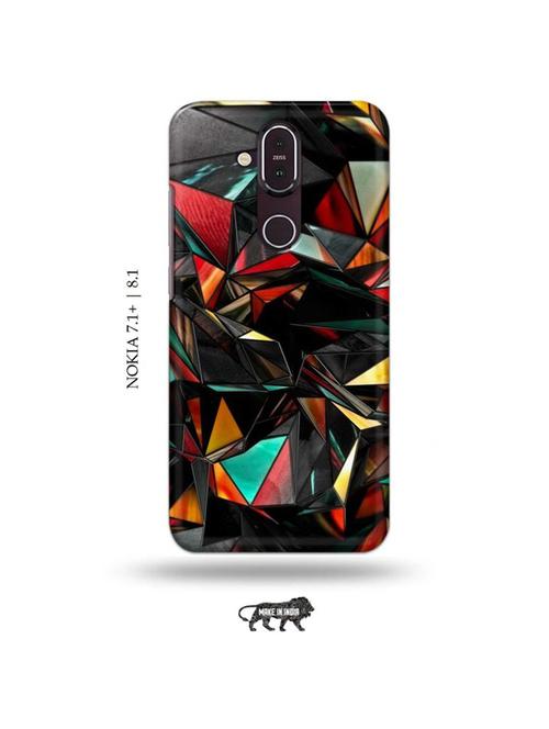 hex glasses back cover compatible with nokia 7.1 plus, nokia 8.1 - 19017944 - Very Small Image - 1