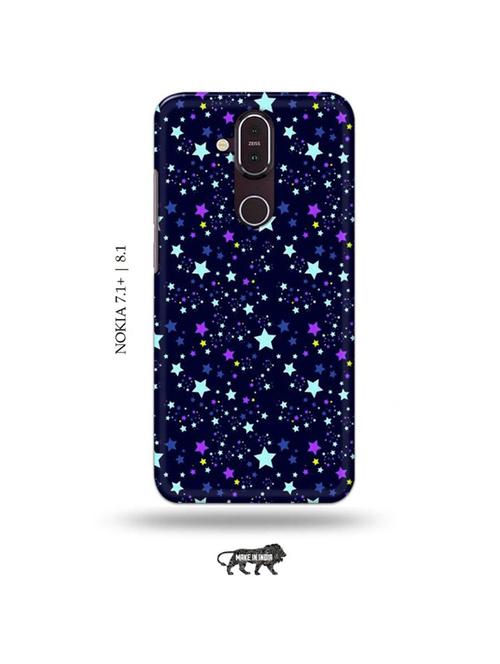 stars back cover compatible with nokia 7.1 plus, nokia 8.1 - 19017947 - Very Small Image - 1