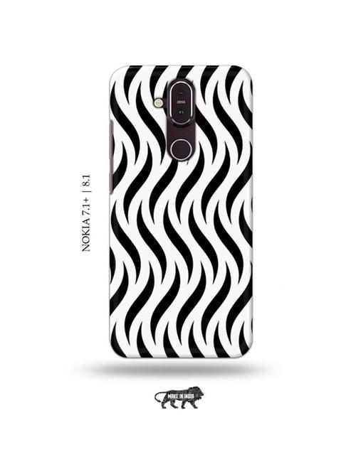 curvy strips back cover compatible with nokia 7.1 plus, nokia 8.1 - 19017963 - Very Small Image - 1