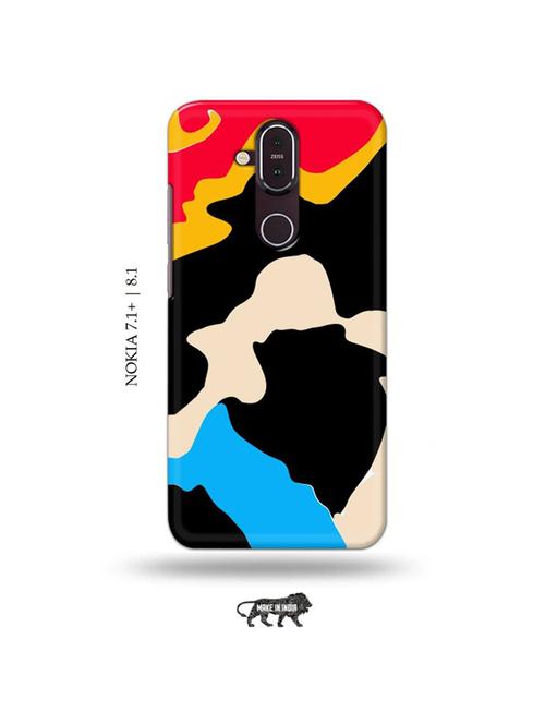 colourful back cover compatible with nokia 7.1 plus, nokia 8.1 - 19017969 - Very Small Image - 1