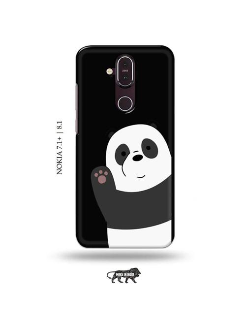 hello panda back cover compatible with nokia 7.1 plus, nokia 8.1 - 19017978 - Very Small Image - 1