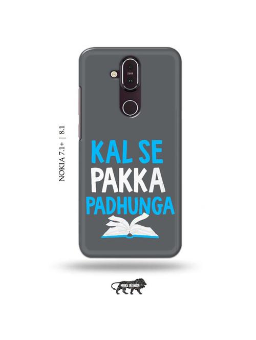 kal se padunga back cover compatible with nokia 7.1 plus, nokia 8.1 - 19018014 - Very Small Image - 1