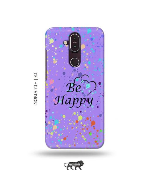 be happy back cover compatible with nokia 7.1 plus, nokia 8.1 - 19018034 - Very Small Image - 1