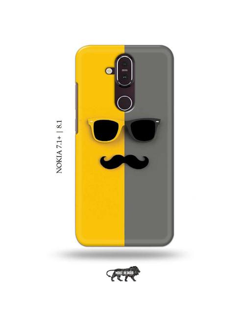 hipster back cover compatible with nokia 7.1 plus, nokia 8.1 - 19018103 - Very Small Image - 1