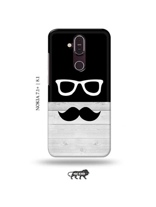 hipster back cover compatible with nokia 7.1 plus, nokia 8.1 - 19018109 - Very Small Image - 1