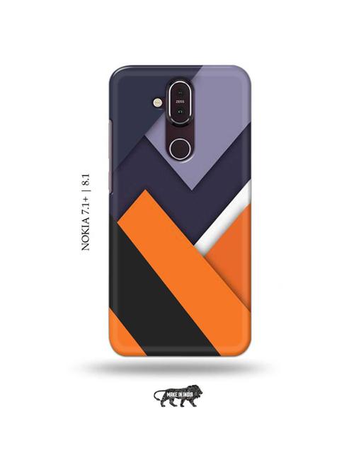 abstract back cover compatible with nokia 7.1 plus, nokia 8.1 - 19018149 - Very Small Image - 1