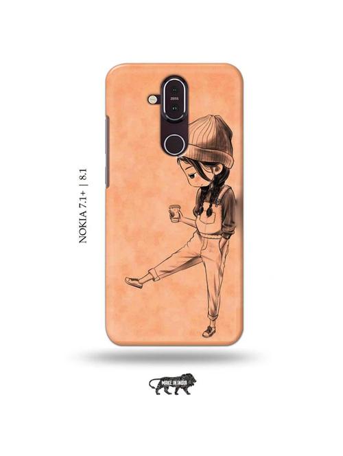 kiddo girl back cover compatible with nokia 7.1 plus, nokia 8.1 - 19018193 - Very Small Image - 1