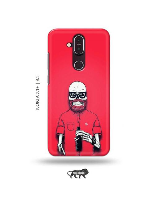 tweakymod designer printed hard case | hipster back cover compatible with nokia 7.1 plus, nokia 8.1 - 19018194 - Very Small Image - 1