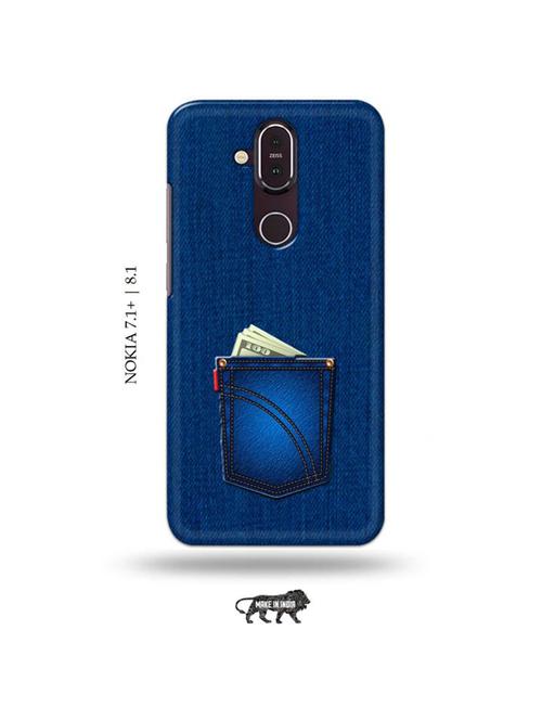 jeans back cover compatible with nokia 7.1 plus, nokia 8.1 - 19018211 - Very Small Image - 1