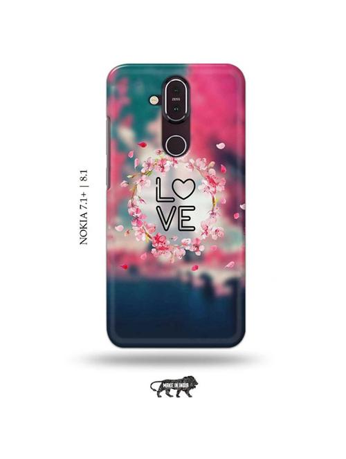 love design back cover compatible with nokia 7.1 plus, nokia 8.1 - 19018221 - Very Small Image - 1
