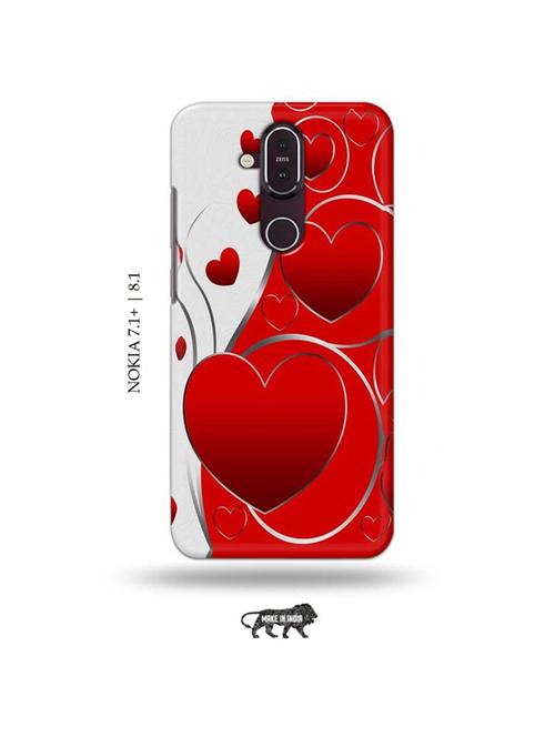 love design back cover compatible with nokia 7.1 plus, nokia 8.1 - 19018224 - Very Small Image - 1