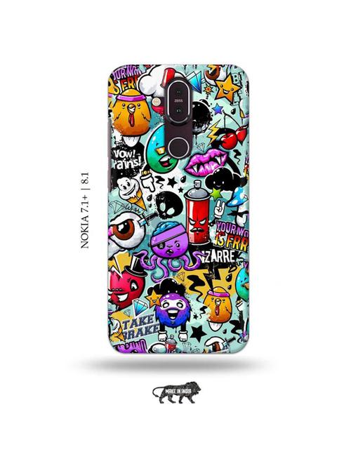 funny dope back cover compatible with nokia 7.1 plus, nokia 8.1 - 19018288 - Very Small Image - 1