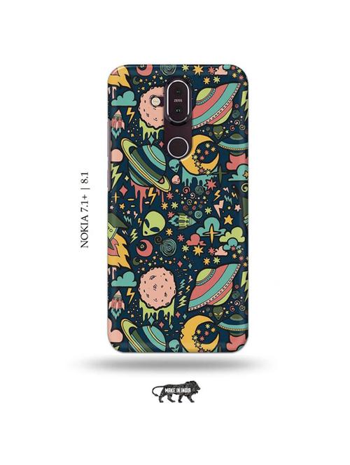 ufo dope back cover compatible with nokia 7.1 plus, nokia 8.1 - 19018292 - Very Small Image - 1