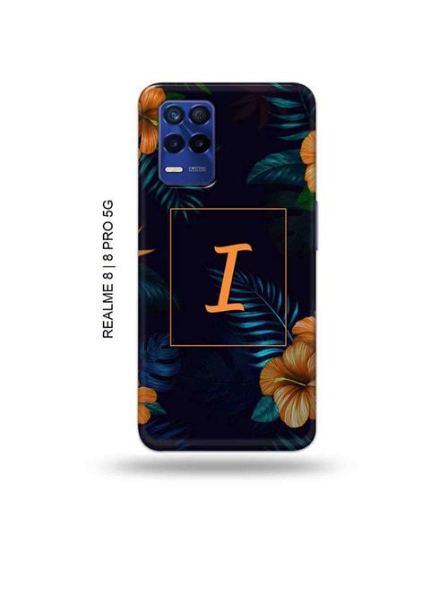 floral i back cover compatible with realme 8, realme 8 pro - 19018398 - Very Small Image - 1