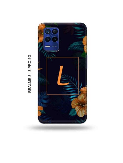 floral l back cover compatible with realme 8, realme 8 pro - 19018401 - Very Small Image - 1