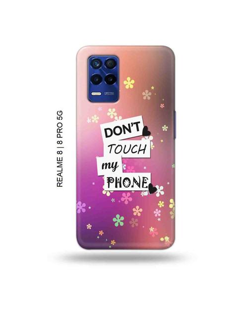 donu2019t touch my phone back cover compatible with realme 8, realme 8 pro - 19018416 - Very Small Image - 1