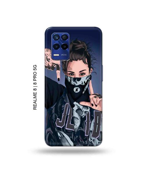 funky girl back cover compatible with realme 8, realme 8 pro - 19018426 - Very Small Image - 1