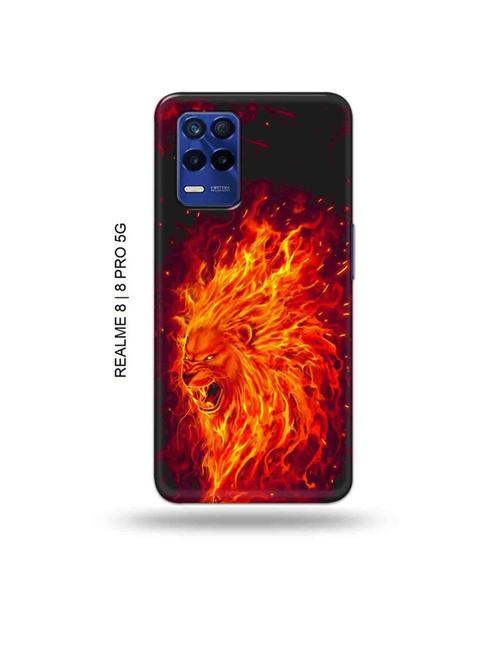 firry lion back cover compatible with realme 8, realme 8 pro - 19018502 - Very Small Image - 1